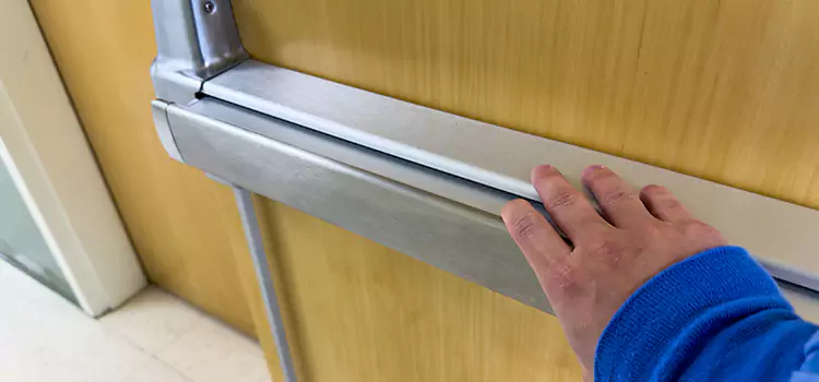Installing a Push Bar on a Door Longview